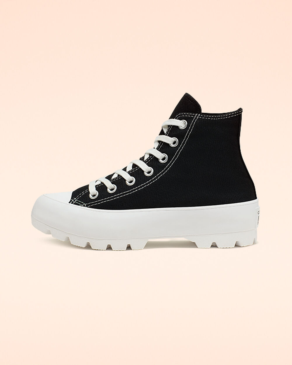 Botas de Invierno Converse Chuck Taylor All Star Lugged Mujer Negras Blancas Negras | Uruguay-04716