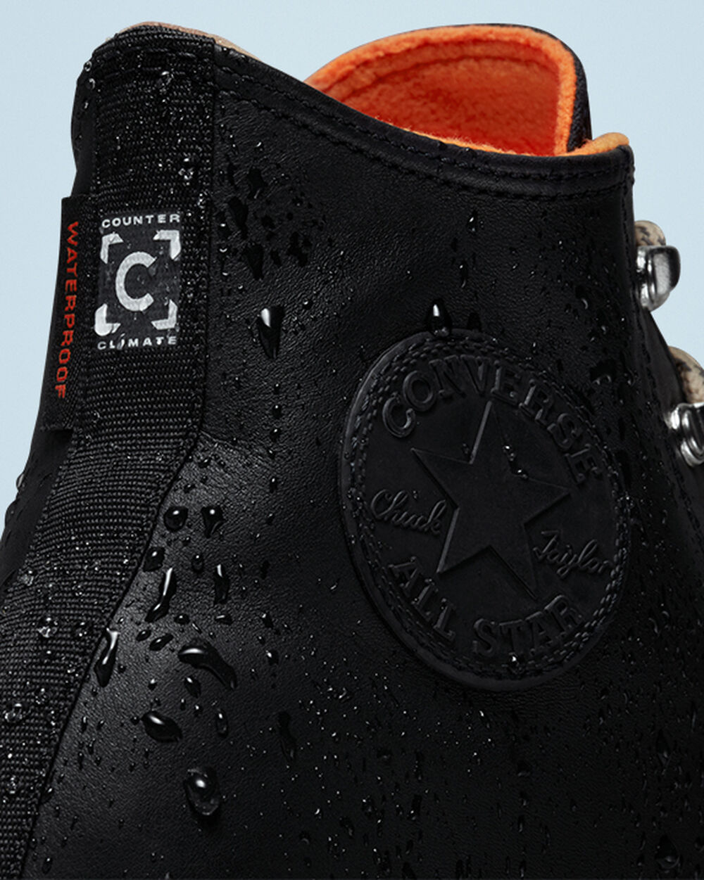 Botas de Invierno Converse Chuck Taylor All Star Mujer Negras Blancas Negras | Uruguay-09143