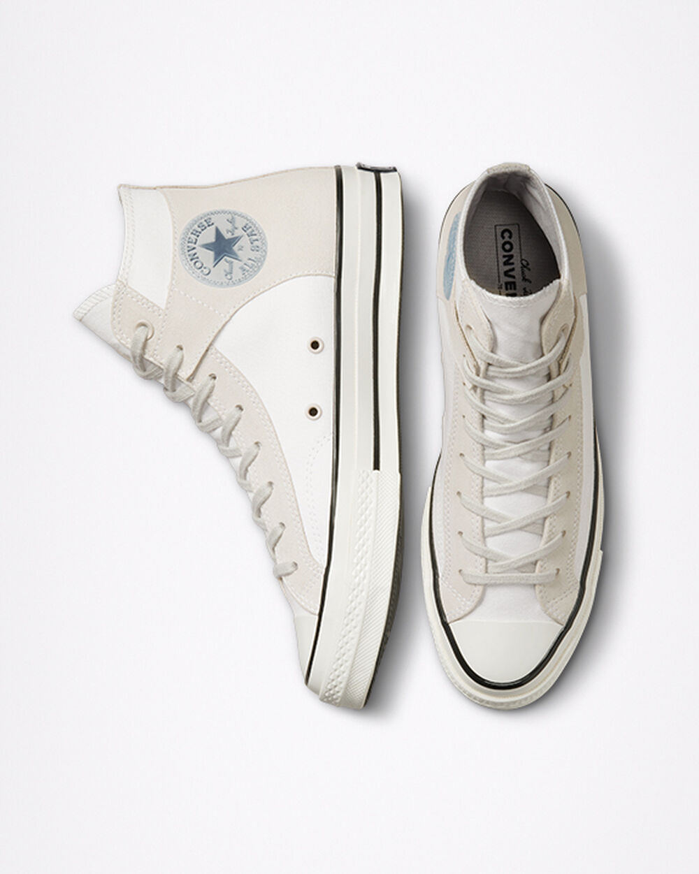 Zapatillas Converse Chuck 70 Mujer Blancas Negras | Uruguay-74082