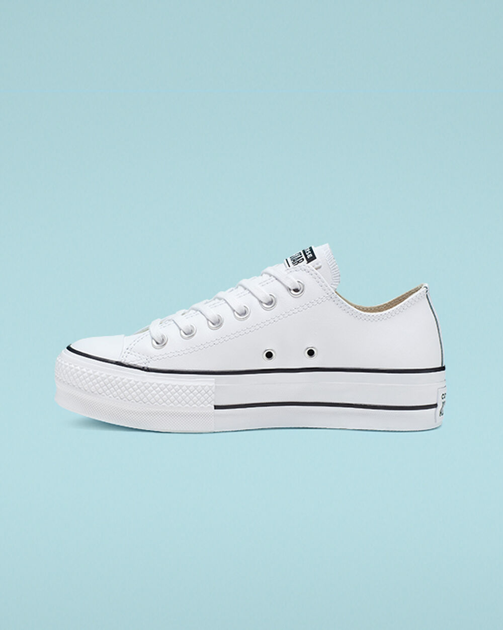 Zapatillas Converse Chuck Taylor All Star Mujer Blancas Negras Blancas | Uruguay-41296