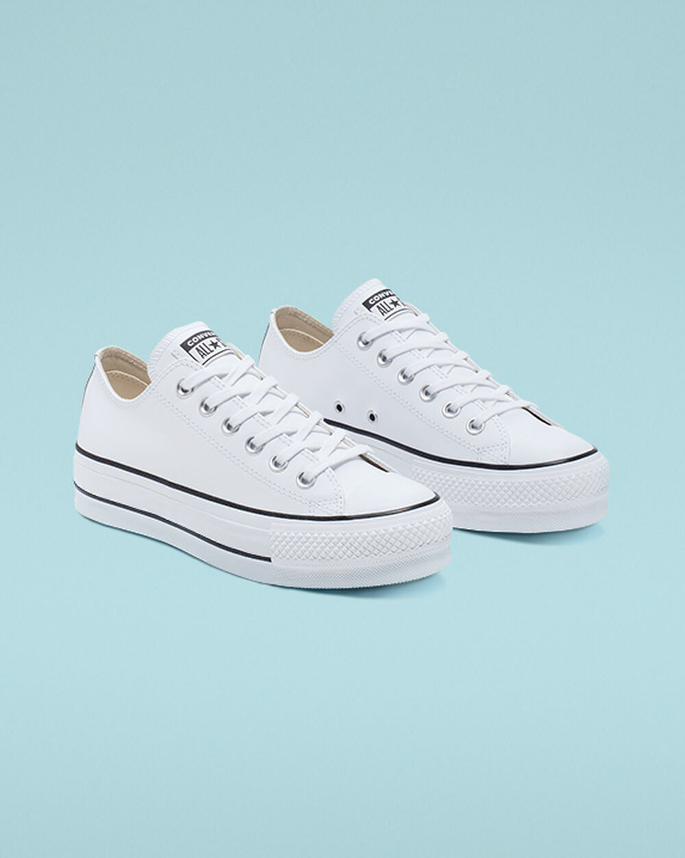 Zapatillas Converse Chuck Taylor All Star Mujer Blancas Negras Blancas | Uruguay-41296