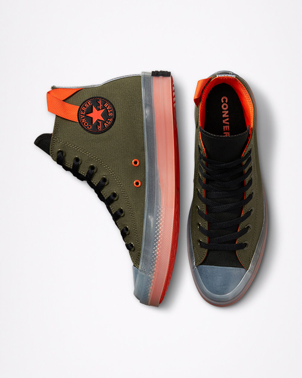 Zapatillas Converse Chuck Taylor All Star CX Hombre Kaki Negras | Uruguay-68319