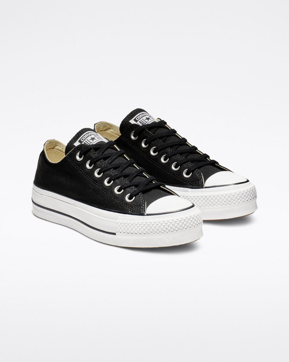 Zapatillas Converse Chuck Taylor All Star Mujer Negras Blancas | Uruguay-68427