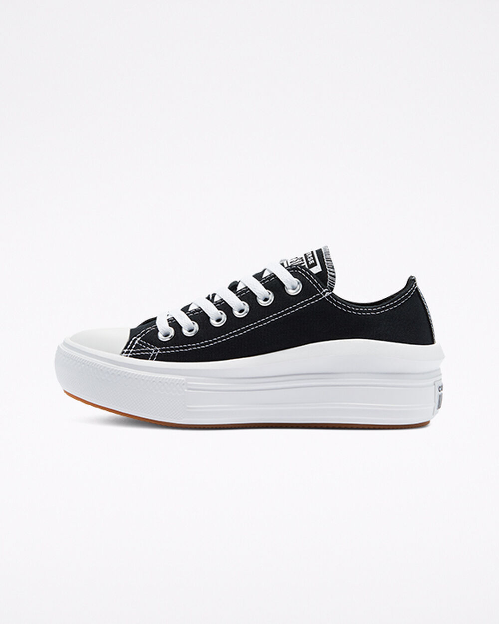 Zapatillas Converse Chuck Taylor All Star Move Mujer Negras Blancas | Uruguay-75428