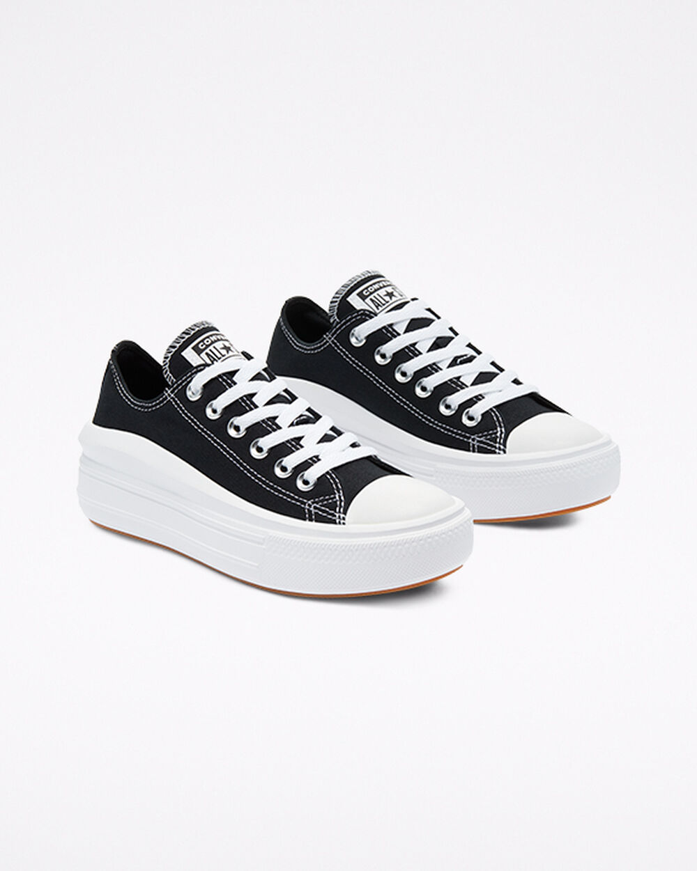 Zapatillas Converse Chuck Taylor All Star Move Mujer Negras Blancas | Uruguay-75428