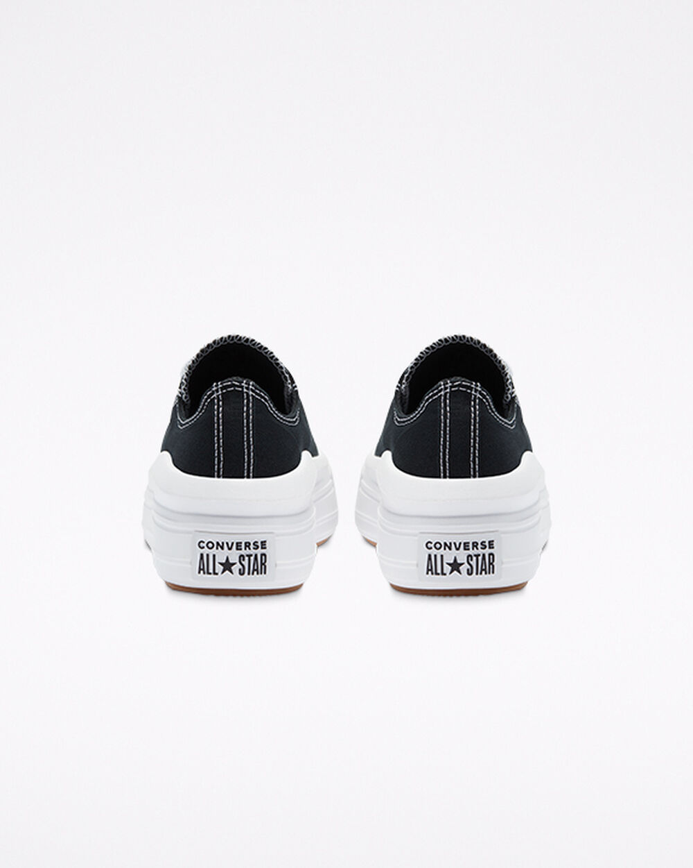 Zapatillas Converse Chuck Taylor All Star Move Mujer Negras Blancas | Uruguay-75428