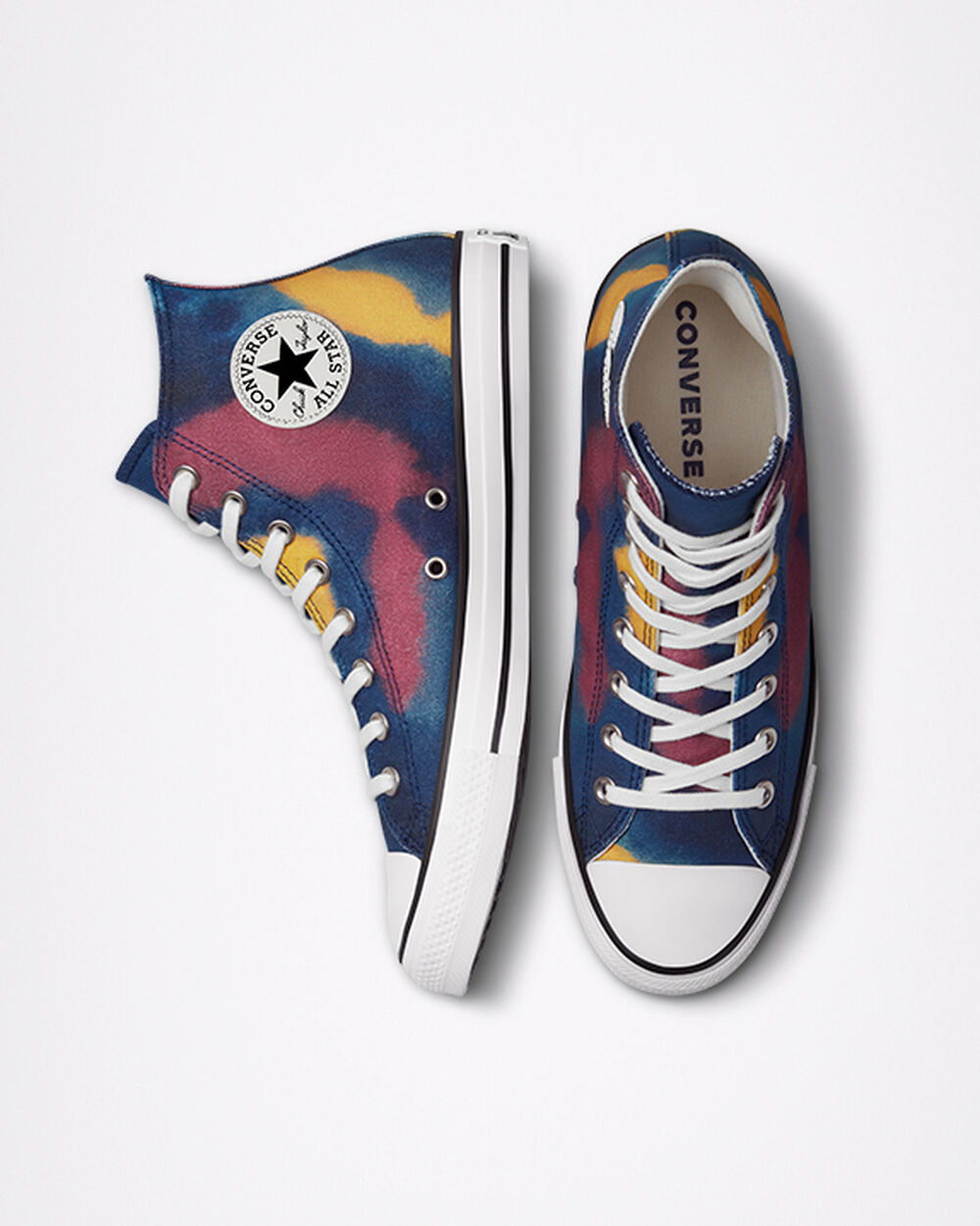 Zapatillas Converse Chuck Taylor All Star Hombre Azules Multicolor Blancas | Uruguay-90357