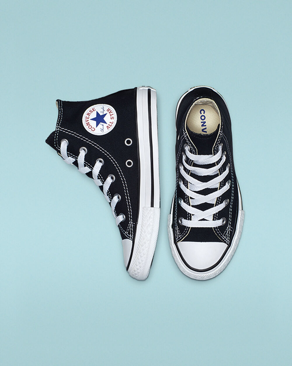 Zapatillas Converse Chuck Taylor All Star Niño Negras | Uruguay-93620