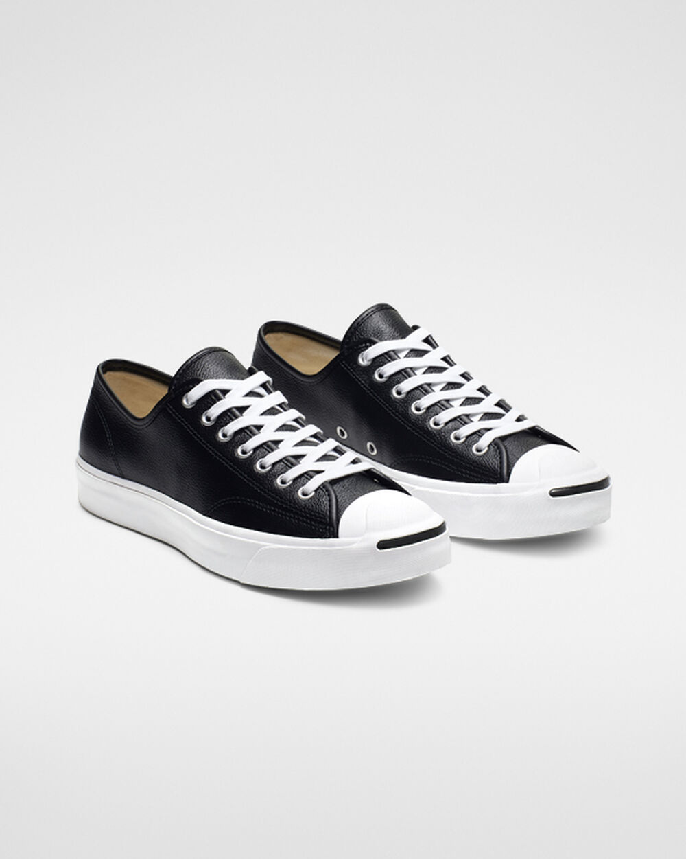 Zapatillas Converse Jack Purcell Mujer Negras Blancas | Uruguay-37028