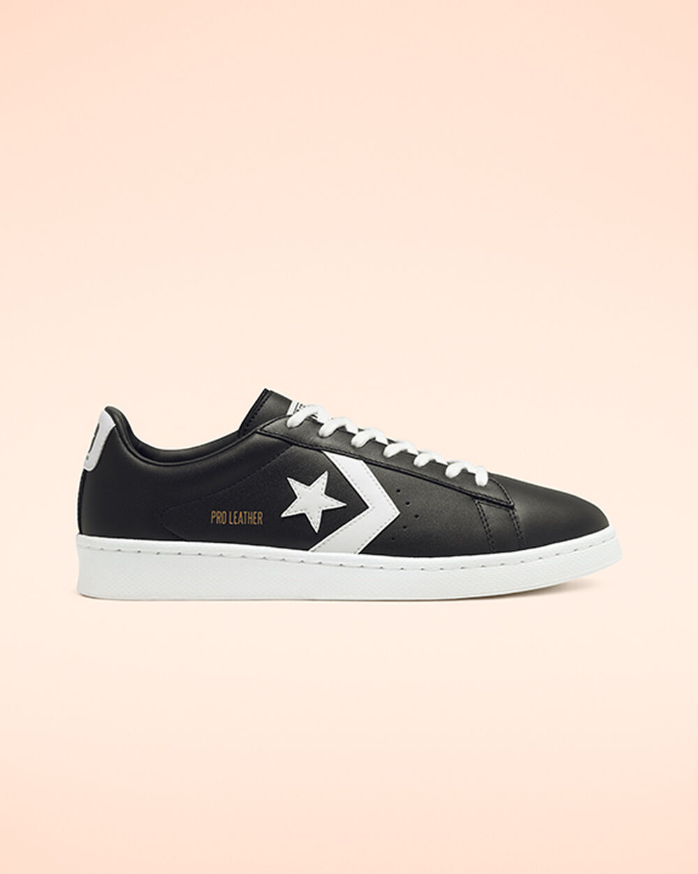 Zapatillas Converse Pro Hombre Negras Blancas | Uruguay-48307