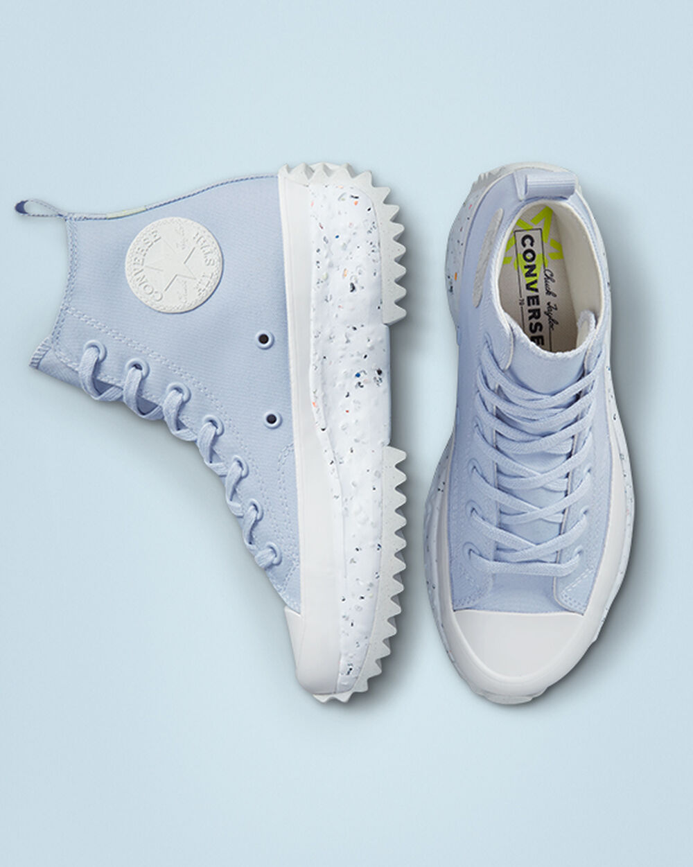Zapatillas Converse Run Star Hike Hombre Azules Claro Blancas | Uruguay-16748
